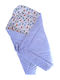 BabyValia Blanket Nursery Swaddling Blankets Light Blue Light Blue 75x75cm
