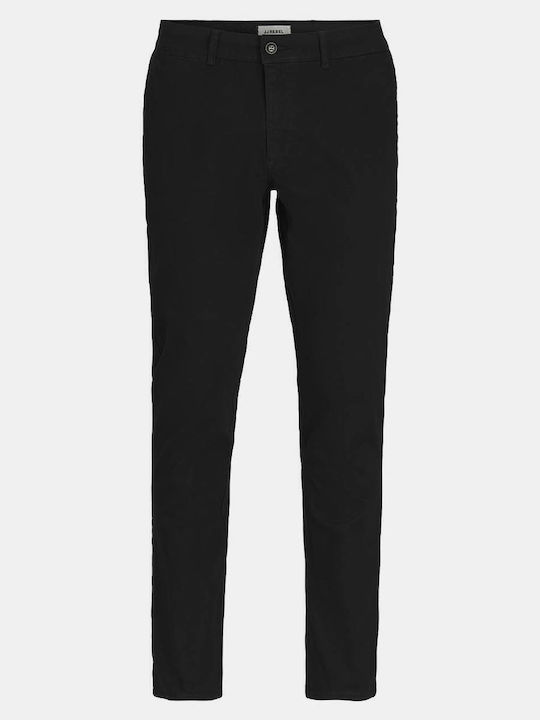 Trousers Chino Elastic in Slim Fit Black