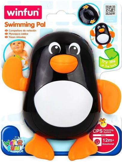 Winfun Ζωάκι Μπάνιου Πιγκουίνος Swimming Pal Penguin 7102-nl Μαύρο