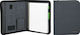 Street Clipboard Bifold Conference for Paper A4 Gray 1pcs