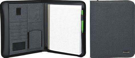 Street Clipboard Bifold Conference for Paper A4 Gray 1pcs