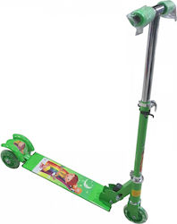 Kids Scooter Foldable 101-70508 3-Wheel Green