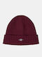 Beanie Unisex Σκούφος Πλεκτός σε Μπορντό χρώμα