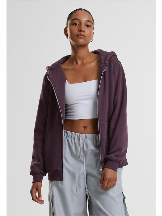 Urban Classics Women's Sweatshirt Jacket Hooded...