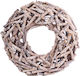 Arpimex Srl Metallic Decorative Wreath for DIY Crafts Fitting Bracket 50x14cm