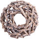Arpimex Srl Metallic Decorative Wreath for DIY Crafts Fitting Bracket 36x13cm