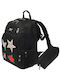 Wings Schulranzen Rucksack Schwarz 16Liter