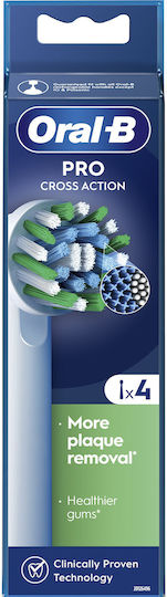 Oral-B Pro CrossAction Electric Toothbrush Replacement Heads 4pcs