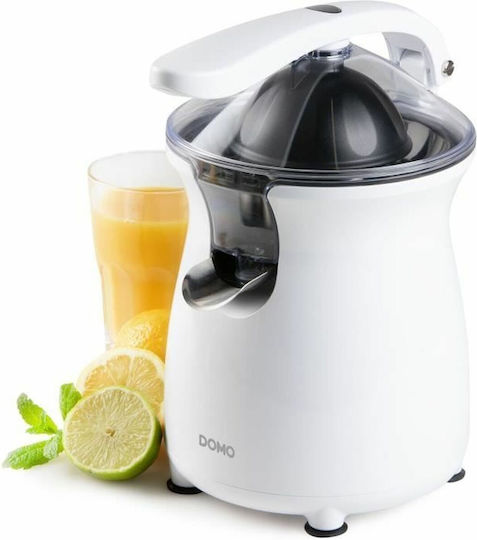 Domo Elektrischer Entsafter 160W mit einer Kapazität von 460ml Gelb