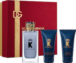 Dolce & Gabbana K By Dolce&gabbana Ανδρικό Σετ με Eau de Parfum και Shower Gel 3τμχ