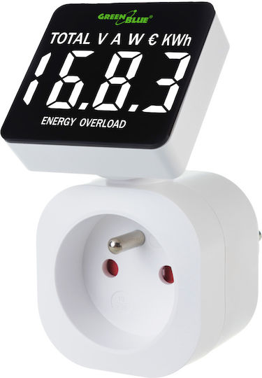 Green Blue Electric Meter Sockets for Maximum Power up to 3.68kW