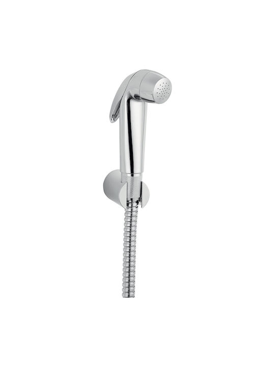 Ferro Presso Duș Igienic Sistem Auto-stop Conexiune Universală D1/2" Furtun Duș 125 Cm Cromat