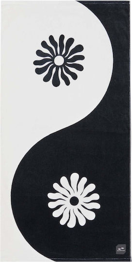 Slowtide Beach Towel Black 152x76cm.