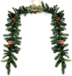 Costway Weihnachtsgirlande Beleuchtete Mehrfarbige Costway Weihnachtsgirlande Beleuchtete Mehrfarbige