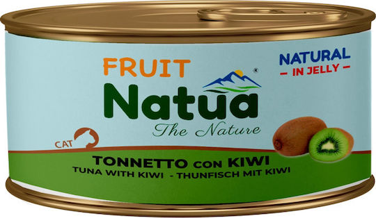 Natua Υγρή Τροφή για Ενήλικες Γάτες σε Κονσέρβα με Τόνο και Ρύζι 85gr