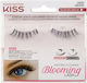 Kiss Blooming Self-Adhesive Βλεφαρίδες Lily Μαύρες