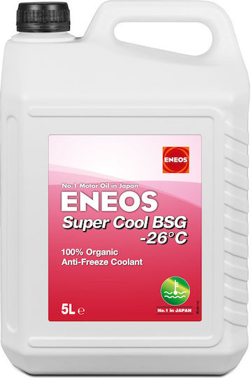 Eneos Super Cool Bsg Αντιψυκτικό Παραφλού Ψυγείου Αυτοκινήτου -26°C 5lt