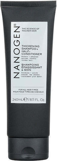 Nanogen Shampoo Half Conditioner Men 240ml