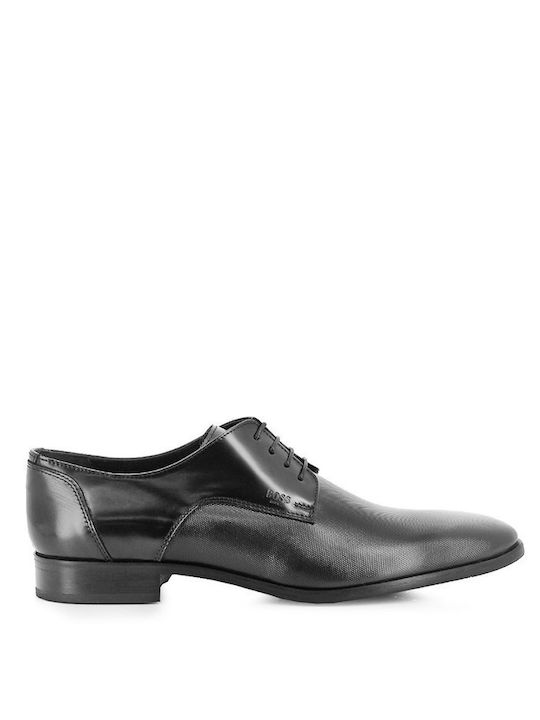 Boss Shoes Δερμάτινα Ανδρικά Σκαρπίνια Μαύρα