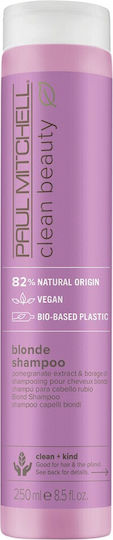 Paul Mitchell Clean Beauty Blonde Σαμπουάν Διατήρησης Χρώματος για Βαμμένα Μαλλιά 250ml