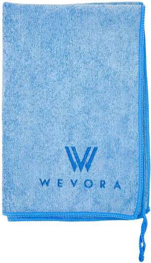 Wevora Tuch Mikrofaser Reinigung Auto 350gsm Hellblau 60x40cm