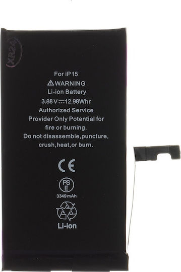 Li-ion Συμβατή Μπαταρία Αντικατάστασης 3349mAh για iPhone 15