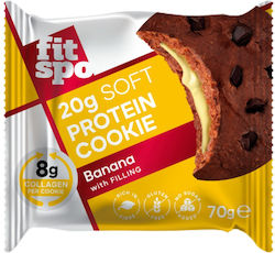 Fit Spo Μπισκότα Πρωτεΐνης με Κομματάκια & Γέμιση Χωρίς Ζάχαρη 10τμχ 70gr