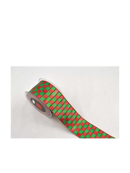 LiebeQueen Christmas Ribbon Red 900x6.3cm 1pc