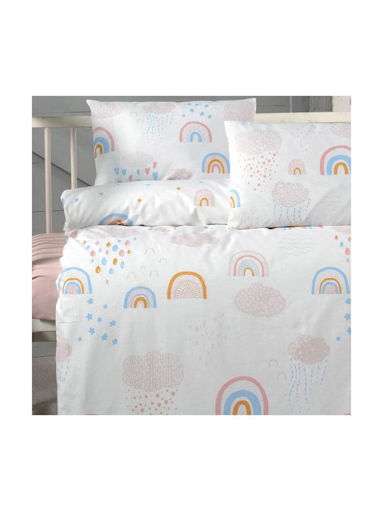Beauty Home Baby Sheets Set Crib Cotton Rotten Apple Multicolored 100x150cm 4pcs
