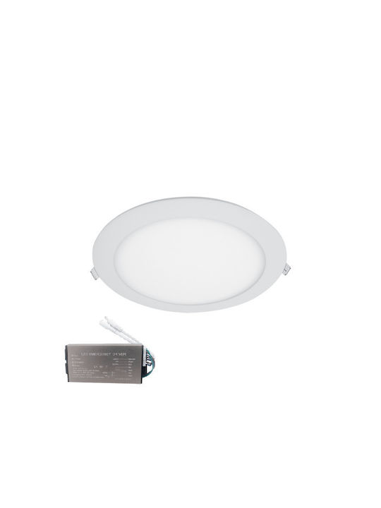 Elmark Rotund Panou LED Putere 18W cu Alb Rece Lumini