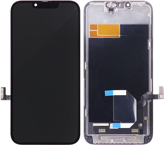Екран със Сензорен Механизъм за iPhone 15 Pro (Черен)