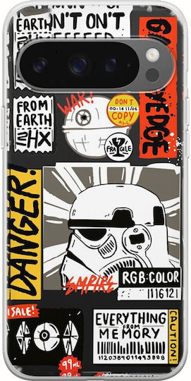 Star Wars Stormtrooper Google Pixel 9 Pro 5G Flexibles TPU Transparentes Silikon