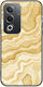 Agate Stone Golden Oppo A80 5g Black Tpu Μαύρη Σιλικόνη