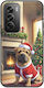 Xmas Animals Dog Oppo Reno 12 Pro 5g Black Tpu Μαύρη Σιλικόνη