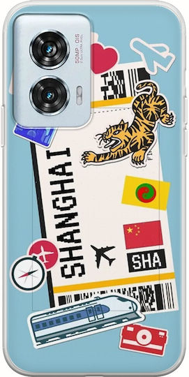 Ticket To Shanghai Motorola Edge 50 Fusion 5G Silicon Transparent TPU Flexibil