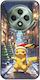 Xmas Cartoons Pikachu Oppo Reno 12 F 5g Black TPU Black Silicone