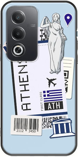 Ticket To Athens Oppo A80 5G Schwarzes TPU Schwarzes Silikon