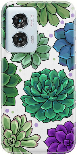 Sukkulent Motorola Edge 50 Fusion 5G Klar TPU Transparente Silikon