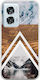 Schutzhülle Snow View Motorola Edge 50 Fusion 5G Flexibles TPU Transparentes Silikon