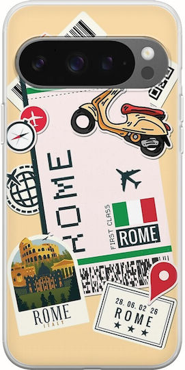 Ticket To Rome Google Pixel 9 5G Flexibles TPU Transparentes Silikon