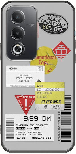 Labels Oppo A80 5g Black TPU Black Silicone