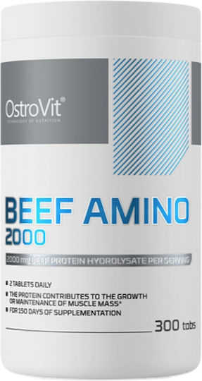 OstroVit Pure Beef Amino 1000mg 300 Ταμπλέτες Pure