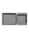 Laveo Drop-In Sink Synthetic Granite W97.5xD50cm Gray