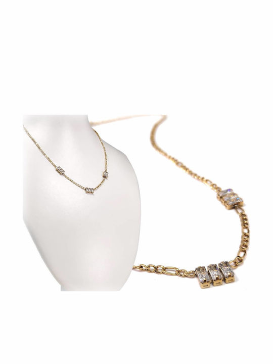 Isay Collection Choker από Επιχρυσωμένο Ατσάλι