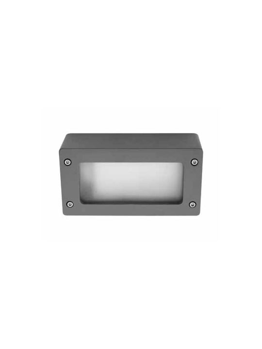 KT Lighting Επιτοίχιο Εξωτερικό Φωτιστικό LED 2W