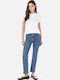 Damen Stoffhose in Regulärer Passform Blau