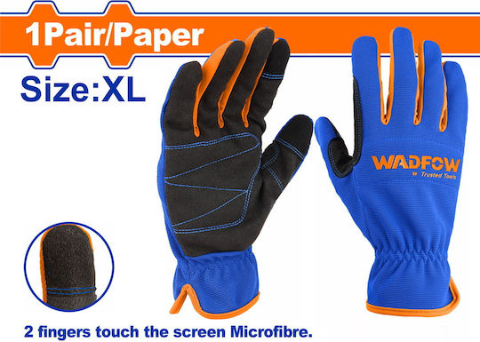 Wadfow Gloves for Work Leather 1pcs