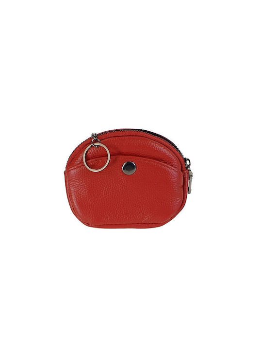 Key Holder Leather Red