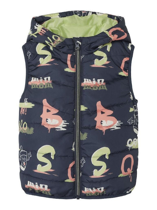 Kids' Casual Jacket Sleeveless with Hood Gray