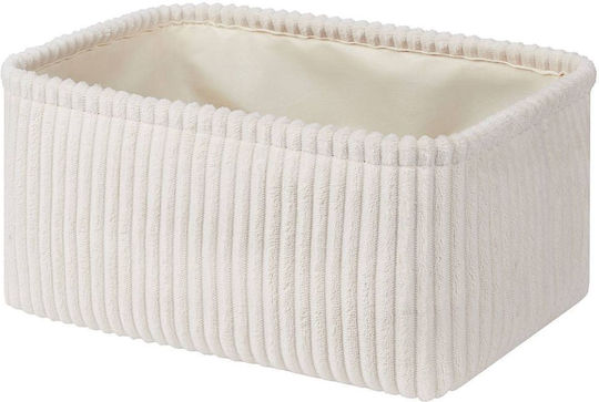 Butlers Καλάθι Αποθήκευσης Υφασμάτινο Μπεζ 32x23cm